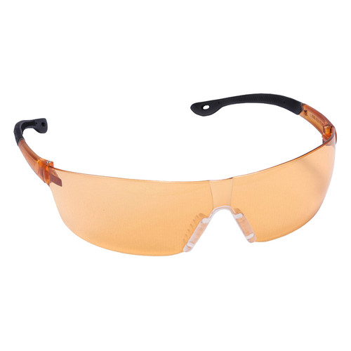 JACKAL Safety Glasses, Orange Mirror Lens