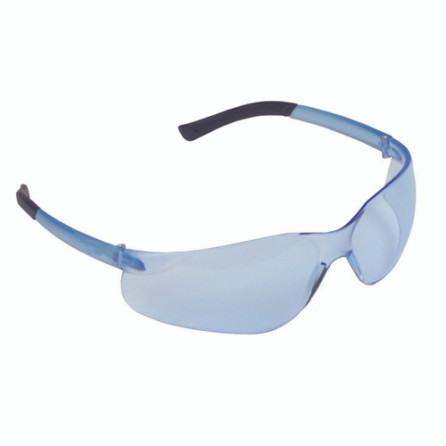 DANE Safety Glasses, TPR Temples, Blue Lens