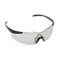 OPTICOR Safety Glasses, Black Frame with Indoor/Outdoor Lens, TPR Nose Piece & Temples