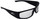 BOAS XTreme Safety Glasses, Black Frame with Silver Lens