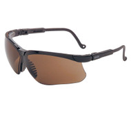 Genesis Anti-Fog Safety Glasses, S3201HS, Black Frame, Espresso Lens with HydroShield, (Case of 10)