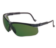 UVEX Genesis Safety Glasses, Black Frame, Shade 3.0 Infra-Dura Lens