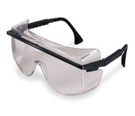 UVEX Astro OTG 3001 Safety Glasses, Black Frame, Shade 5.0 Infra-Dura Lens