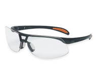 UVEX Protégé Anti-Fog Safety Glasses, Black Frame, Clear Lens