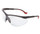 UVEX Genesis XC Safety Glasses, Black Frame, Clear Ultra-Dura Lens