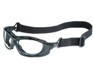 UVEX Seismic Sealed Safety Glasses, Black Frame, Clear Lens