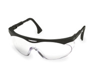 UVEX Skyper Safety Glasses, Black Frame, Clear Ultra-Dura Lens