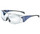 UVEX Ambient OTG Safety Glasses, Blue Frame, Clear Ultra-Dura Lens