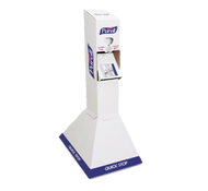 Purell Quick Floor Stand Kit with 2 NXT Hand Sanitizer Refills (1L), White/Blue (1 Kit)