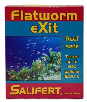 Salifert Flatworm Exit Treatment - Treats up to 300 Gallons to remove flatworms from aquarium