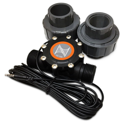 FS-100 - Flow Monitoring Sensor 1" with Unions - Neptune Systems