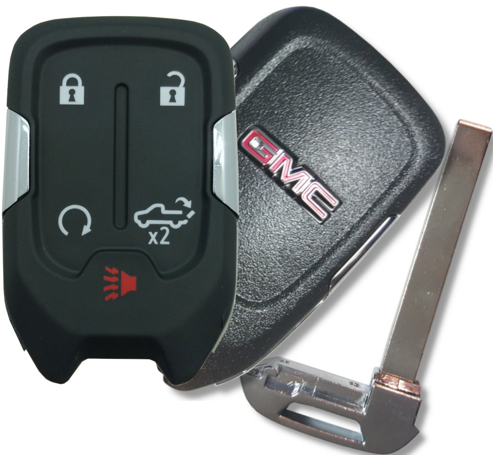 GMC Sierra 5 Btn HYQ1EA Remote Key Fob 13591396 KeylessJoe