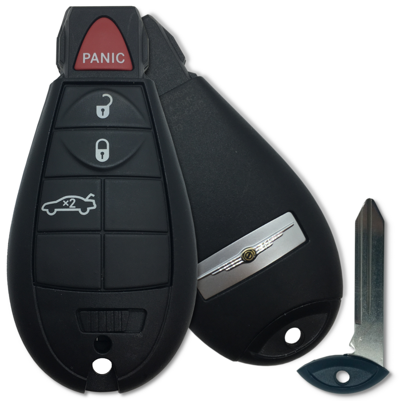 Chrysler 4 button Trunk COMPLETE fob Fobik Smart Key OEM remote 300