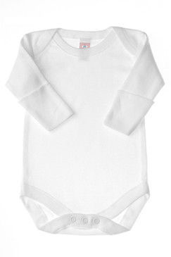 newborn bodysuit, newborn bodysuit with mitten cuffs