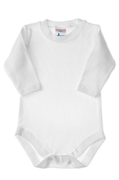 long sleeve bodysuit, blank bodysuit, onesie for decorating, printable onesies, printable bodysuits, wholesale onesie