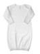 blank newborn gowns, newborn gowns, newborn gown, unisex newborn gown, gown with mitten cuff, wholesale suppliers for baby clothing