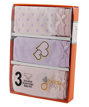 Girls 3Pk Briefs