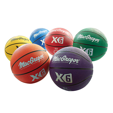 Men's MacGregor Official Size Multicolor Basketball Prism Pack