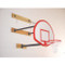 Gared Sports 2350 2-3ft. Three Point Stationary Wall Mount Basketball Goal