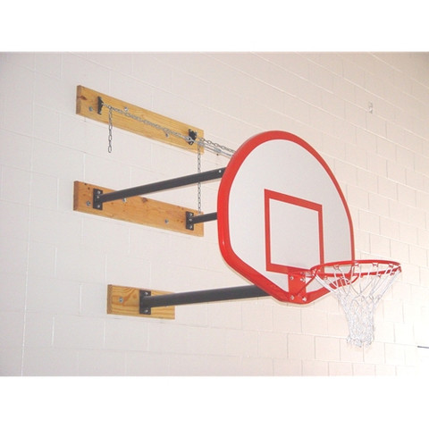 Gared Sports 2350 2-3ft. Three Point Stationary Wall Mount Basketball Goal