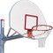 MacGregor Adjustable 4 1/2 Inch Post with Silver Backboard and no Shooters Square