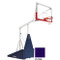 Purple Indoor Portable Porter 735 Adjustable Height Basketball System