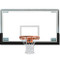 Black Spalding Superglass Collegiate and High School Basketball Backboard and Goal Package