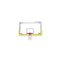Bison Unbreakable Short Rectangle Glass Basketball Backboard with Columbia Blue Padding