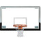 Orange Spalding Superglass Collegiate and High School Basketball Backboard and Goal Package