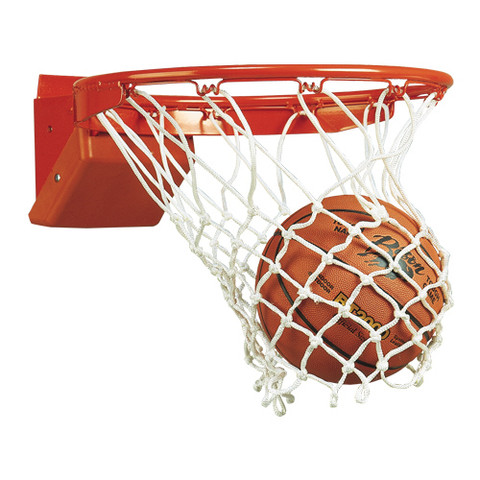 Bison Elite Breakaway Basketball Rim with Net and Official Goal