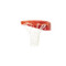 MacGregor Enduro Front Mount Outdoor Playground Basketball Rim with Net and Goal Hardware