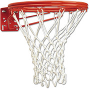 MacGregor Front Mount Super Goal with Nylon Net - Double Rim for Indoor an Outdoor