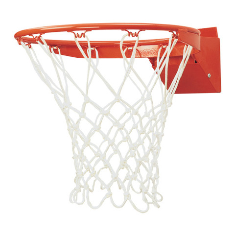 Bison Front Mount Flex Goal Breakaway Basketball Rim with Net