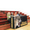 Bison Sport Pride Basketball Scorers Foldable Table Space Saver Bleacher Model