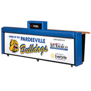 Everbrite Free Standing Portable and Padded Scoring Table with Sponsor Panel