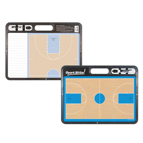 Sport Write Pro 2 Sided Basketball Dry Erase Board - Lap Size