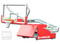 Gared Sports Pro S 9618 Professional Portable Basketball Goal - Storage Position