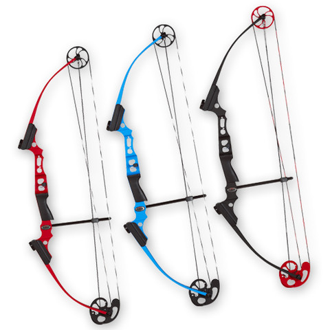 Blue Left Hand Genesis Mini Bow for Young Archery Students