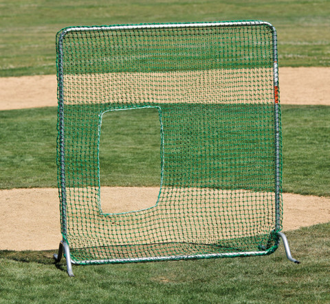 Softball Fast Pitch Pitcher's Safety Screen for Batting Practice by Stackhouse