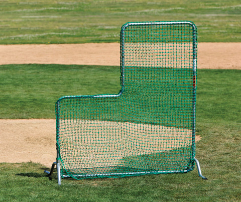 Baseball Pitcher's Safety Screen for Batting Practice to Protect a Live Pitcher or a Pitching Machine by Stackhouse