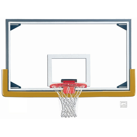 Gared Sports Regulation Size Glass Basketball Backboard - Steel Frame