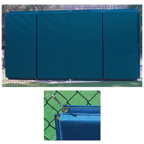 Folding Backstop Padding 3' x 8' - Dark Green