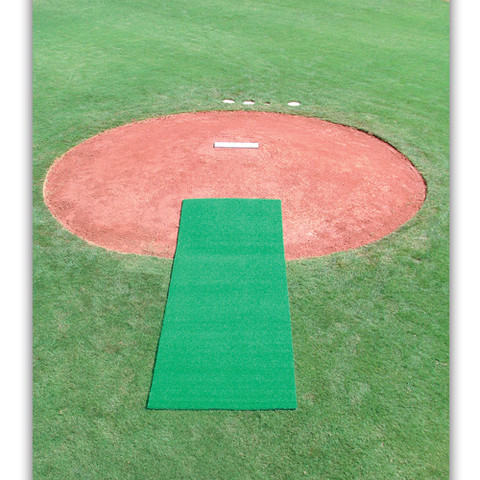 DiamondTurf Pitcher's Mat - Green 4' x 12'