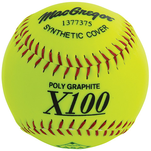 MacGregor X52RE ASA Slow Pitch 12" Softball - Synthetic