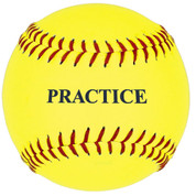 11'' Yellow Practice Softball