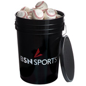 BSN SPORTS Bucket w/3 dz BSOLB Baseballs