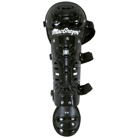 MacGregor B65 Single Knee Yth Leg Guard - Black