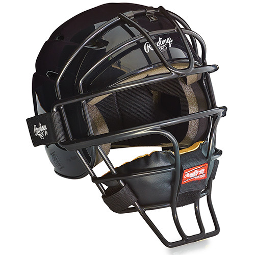 Adjustable Catcher's Helmet - Black - Head Coach Sports