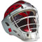 Varsity Two-Tone Catcher's Helmet - Scarlet