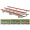 Portable Aluminum Bleacher-3 Row/42 Seat - Forest Green